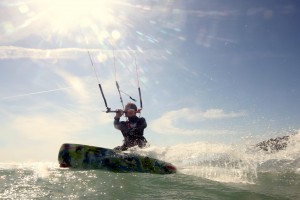 Kitesurfing
